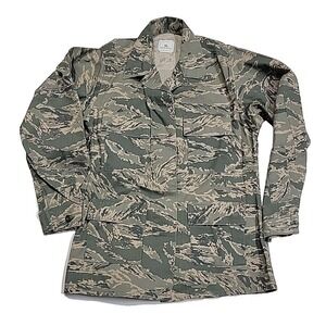 Vintage U.S Air Force DSCP Digital Tiger ABU Camo Button Jacket Women's 6L